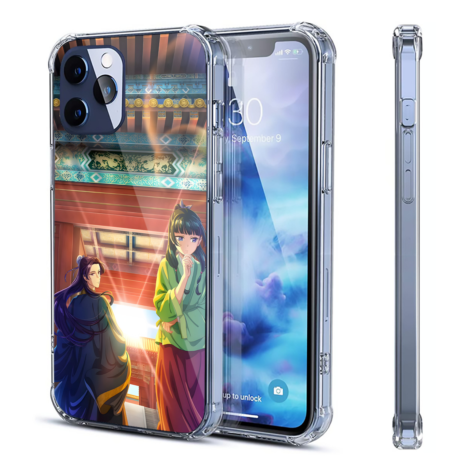 （画像用） 薬屋のひとりごと The Apothecary Diaries 【iPhone 12シリーズ対応】透明スマホケース（クリアソフトケース）